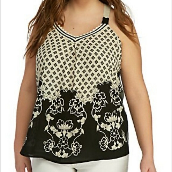Jolt Plus Mixed Media Tank Top 3x - Picture 1 of 7